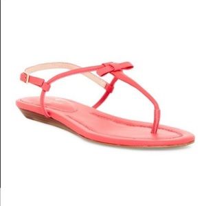 Kate spade pink bow sandals size 7 never worn
